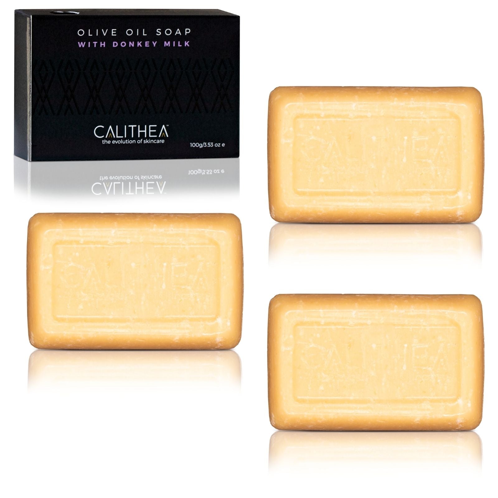 All Natural Olive Oil Soap with Donkey Milk | 3-Pack