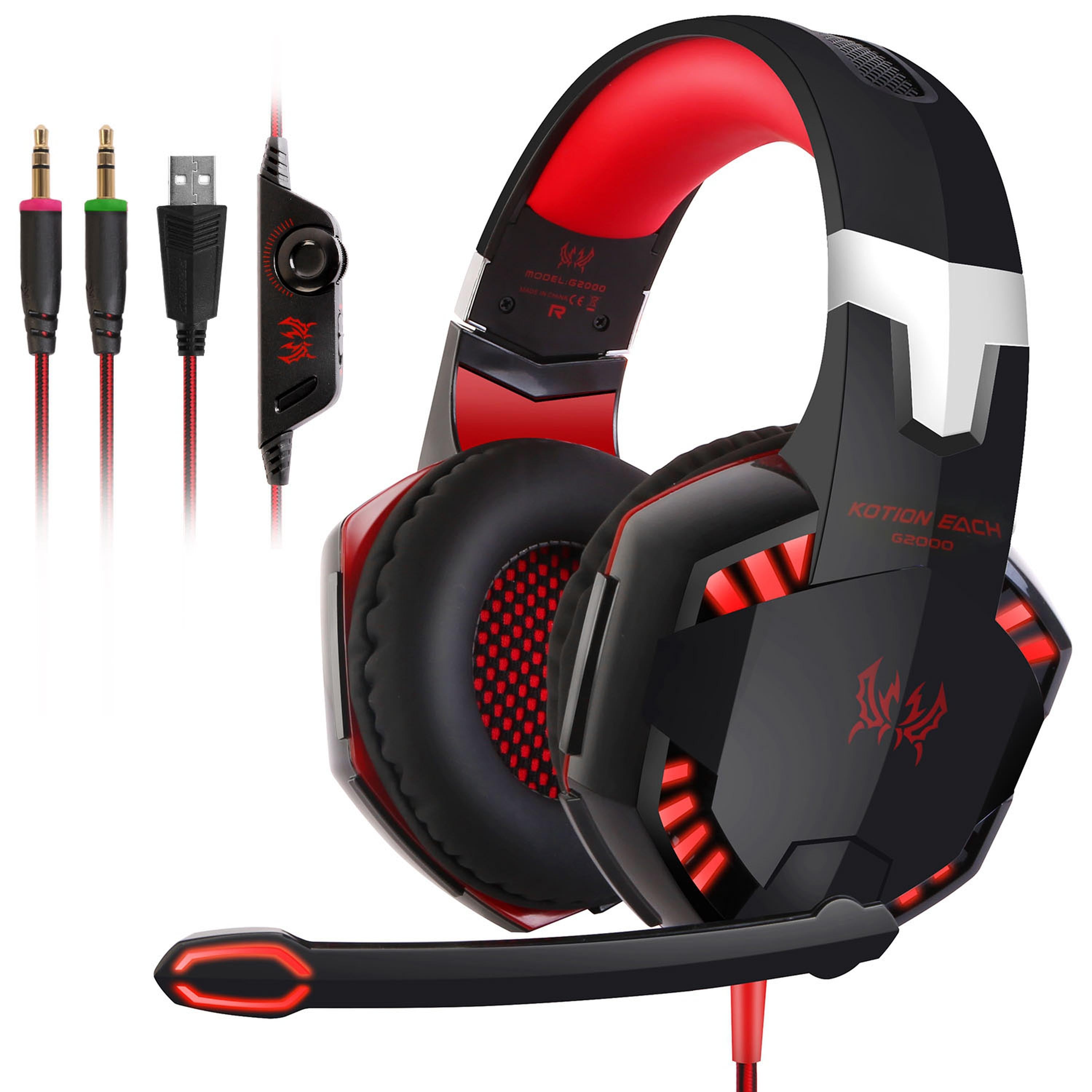 Kotion Each G2000 Gaming Headset Over Ear Headphones for PS4 Xbox Nintendo Switch PC Laptop