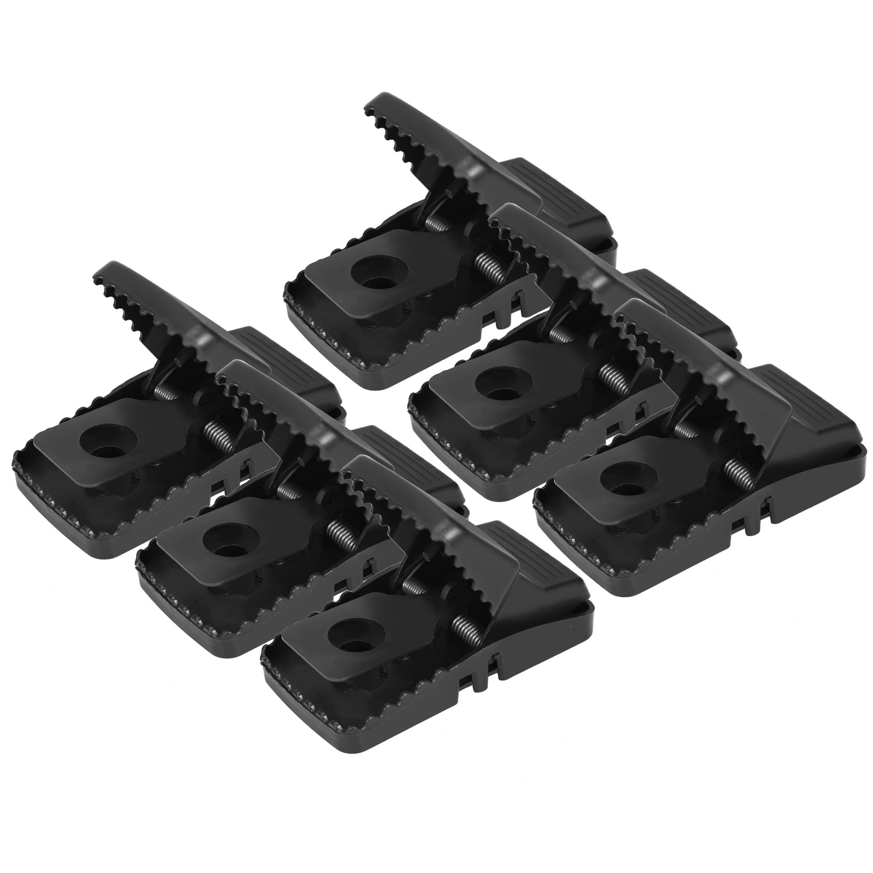 6 Pack Mouse Traps Reusable Rat Trap Mice Snap Trap Effective Mouse Catcher Quick \'N Vole Effective Mice Control with Unique Jaw Design That Capture