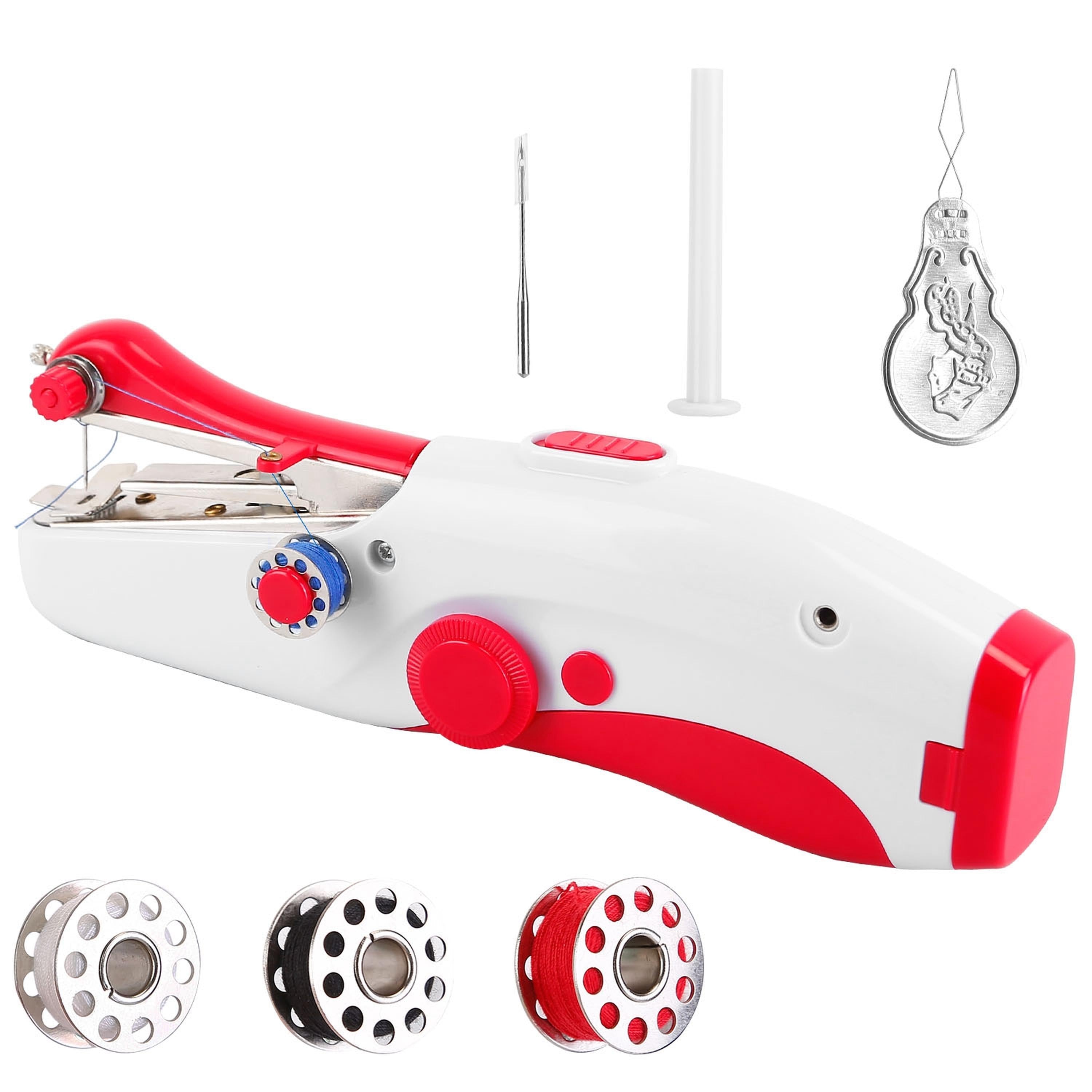 Portable Mini Sewing Machine Electric Cordless Mending Machine Handy Stitch Sewing Machine for Home Travel