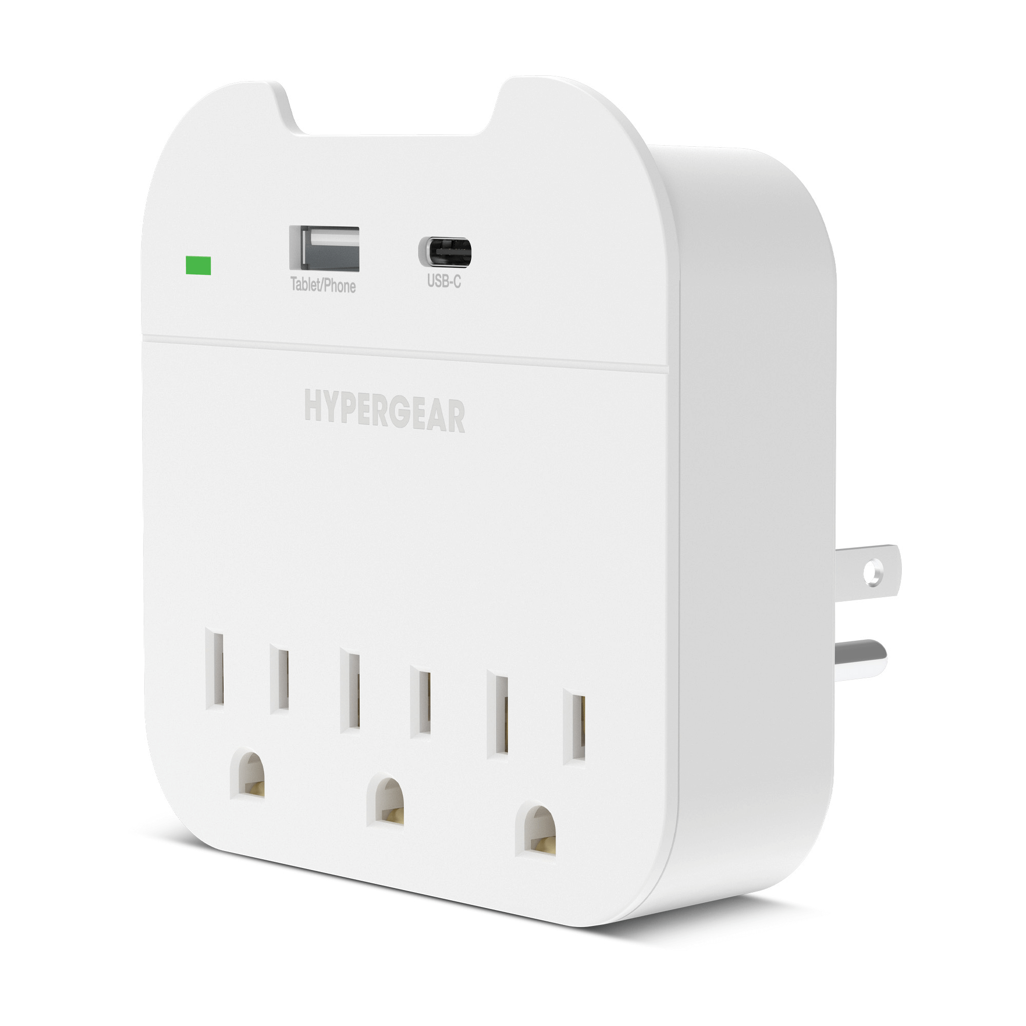 Wall Adapter Power Strip 3 Outlets
