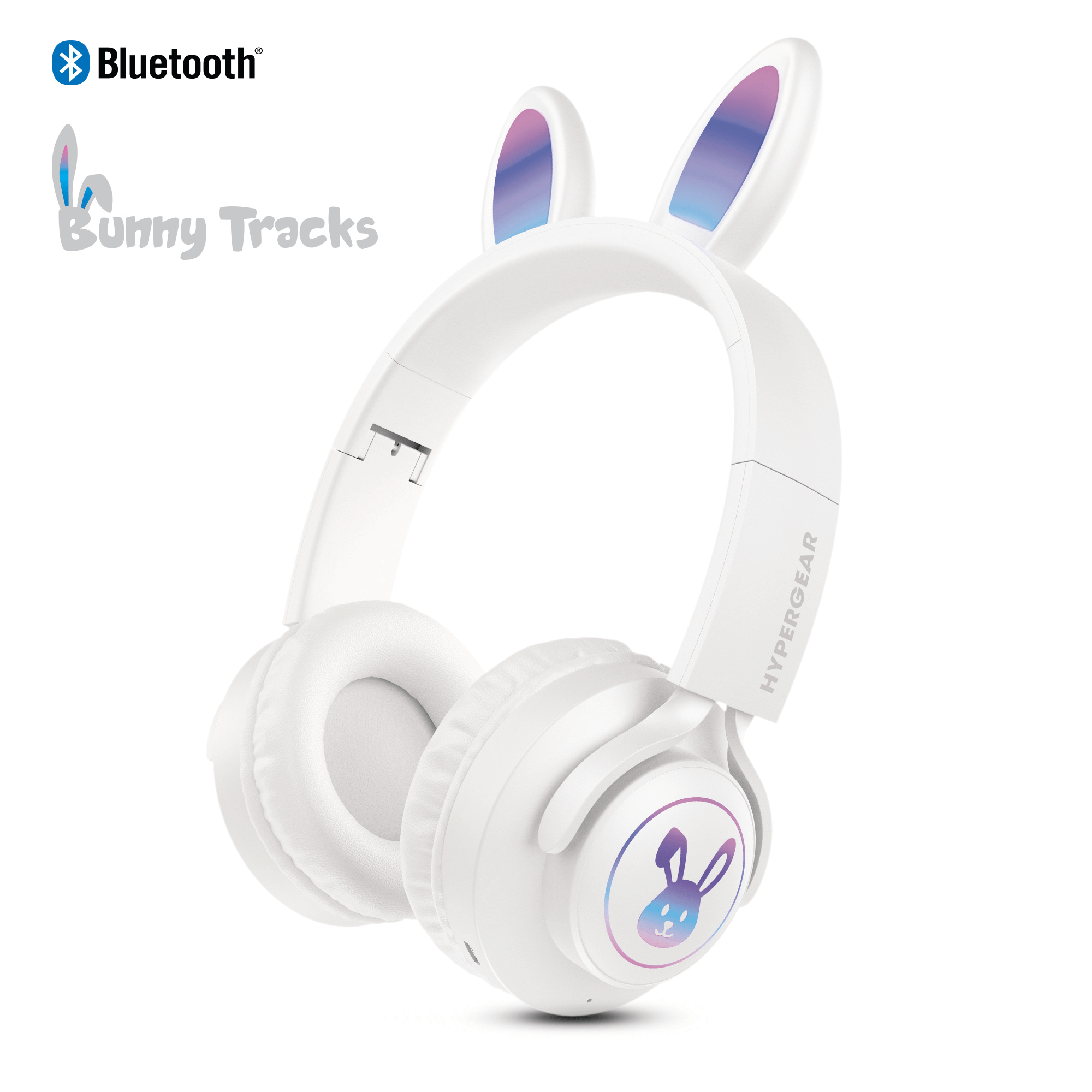 Bunny Tracks Wireless Light-Up Headphones