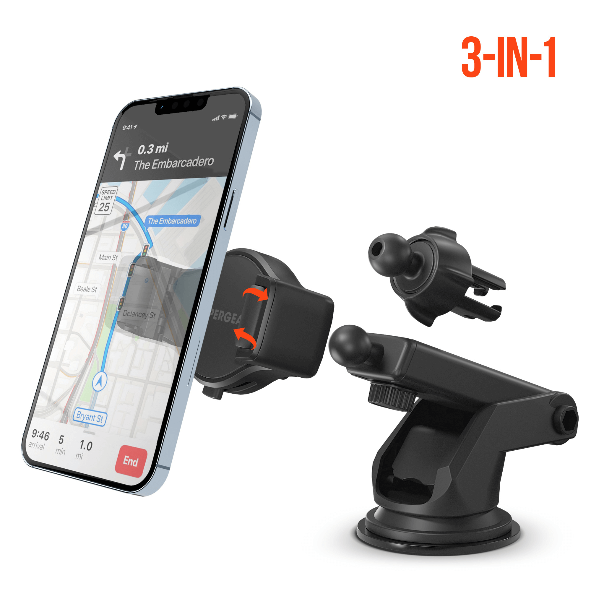 Roller Grip Phone Mount Kit