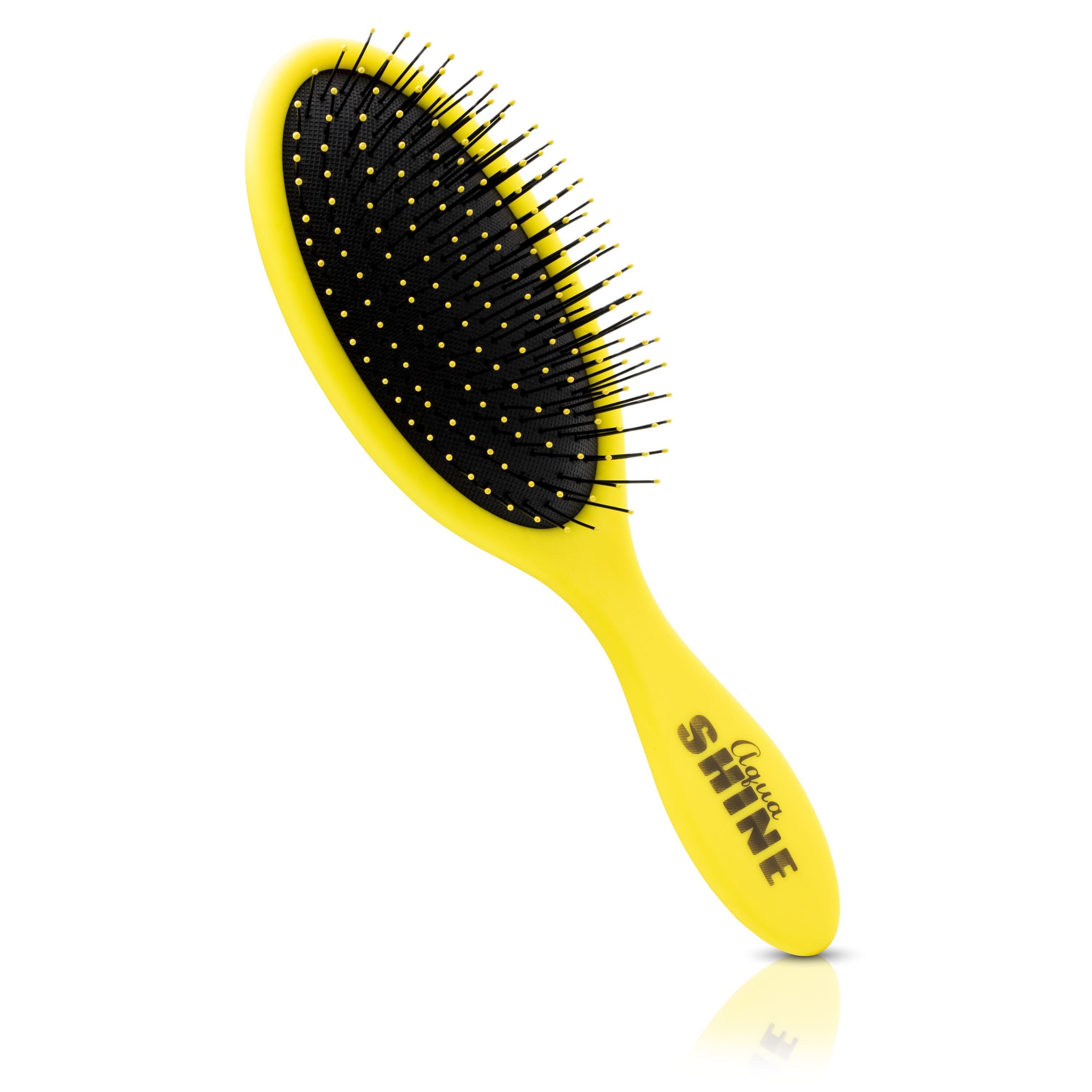 AquaShine Wet & Dry Soft-Touch Paddle Hair Brush