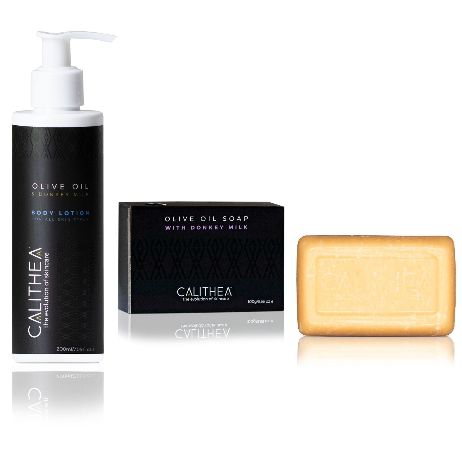 Olive Oil & Donkey Milk Body Lotion & Soap Set