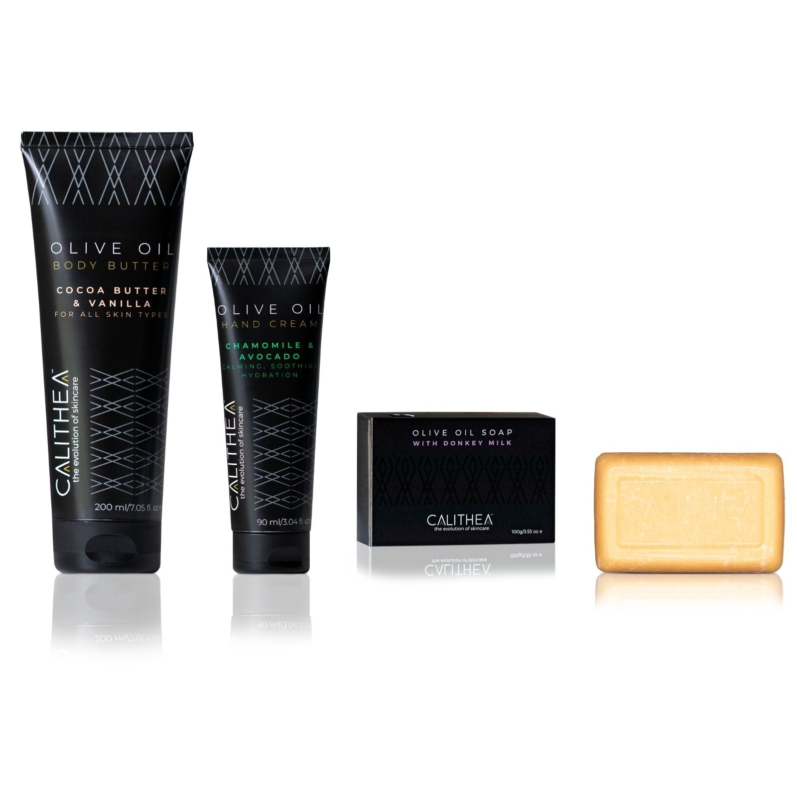 Silky Skin Set w/ All Natural Donkey Milk Soap