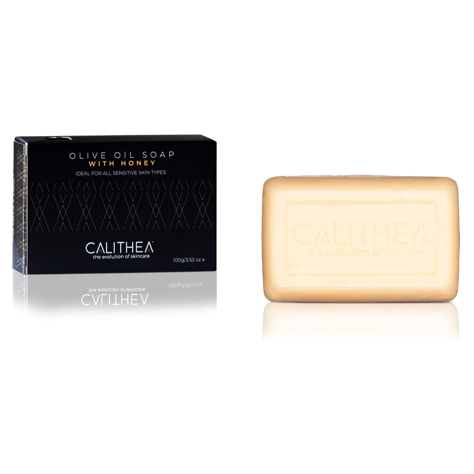Olive Oil Soap with Honey: 100% Natural Content - 100g