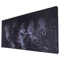 World Map Gaming Mouse Pad 31.0"x11.5" (3.0mm) - Non-Slip Rubber Base, Durable Stitched Edges, Smooth Surface