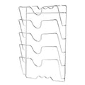 Mounted Pot Lid Rack Pot Cover Organizer Holder for Cabinet Door Wall 5 Lids