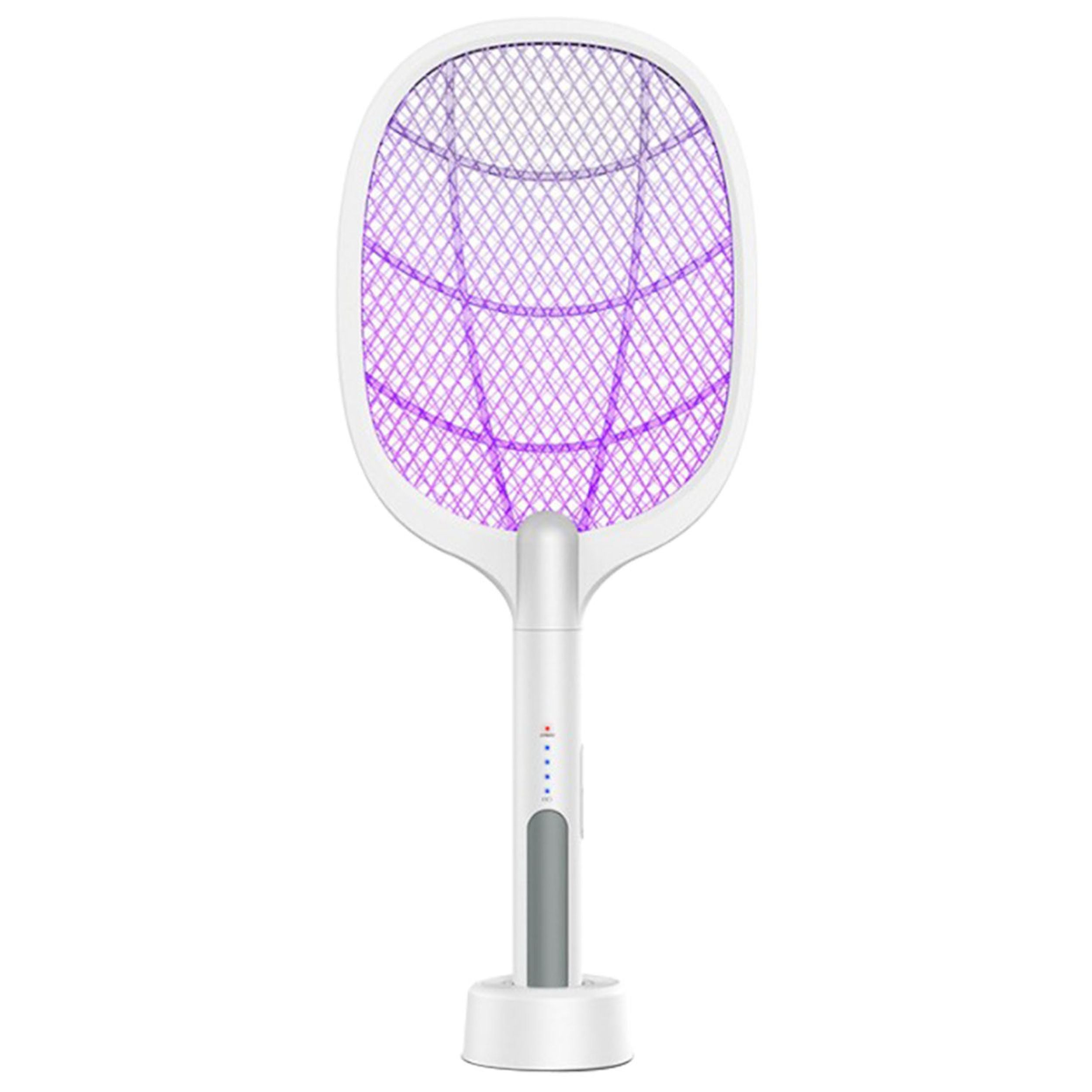 Electric Rechargeable Bug Zapper - 2-in-1 Mosquito Killer & Fly Swatter