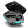 Wireless V5.2 Gaming Earbuds IPX4 Waterproof Touch Control Earphones with Mic 65ms Latency 13mm Driver 25H Play Time TWS Charging Case
