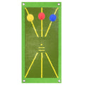 18.85x9.25x0.35in Golf Training Mat for Swing Detection Batting Path Feedback Practice Pad Portable Rolling Golf Training Aid Mat for Indoor Outdoor
