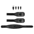 Muscle Stimulator Abdominal Toning Belt ABS Training Fitness Equipment Waist Trimmer Belt Muscle Toner with 6 Modes 18 Intensity Levels for Men Woman 