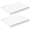 Clear Acrylic Kitchen Cutting Board with Counter Lip 17.71x15.74IN Non-Slip Transparent Countertop Cutting Board Kitchen Countertop Protector For Dini