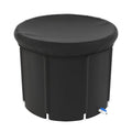 97Gal Large Size Ice BathTub with Cover for Adults Athletes Recovery Cold Water Therapy Outdoor Portable Cold Plunge Tub 660LBS Load Capacity 33.46x29