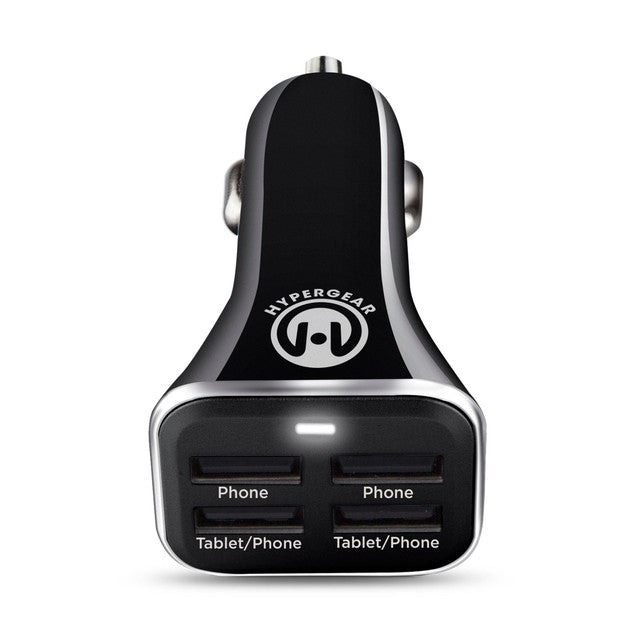 Quad USB 6.8A Car Charger