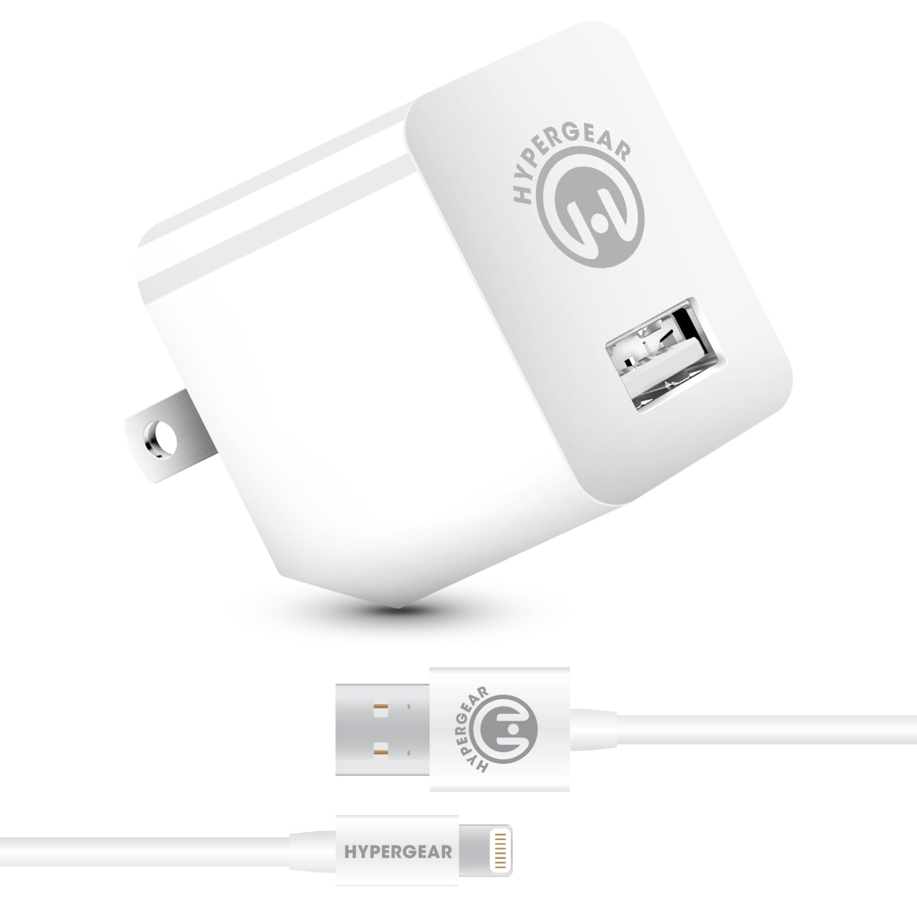 2.4A Wall Charger w MFi Lightning 4ft Cable