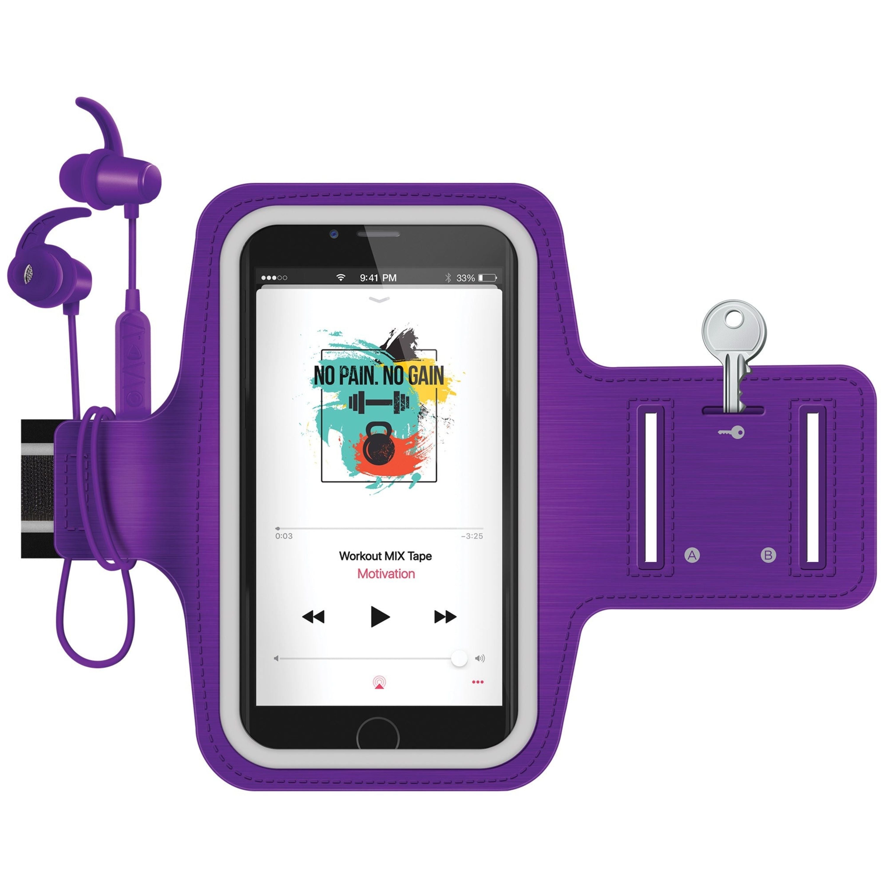 ActiveGear Wireless Earphones + Sports Armband