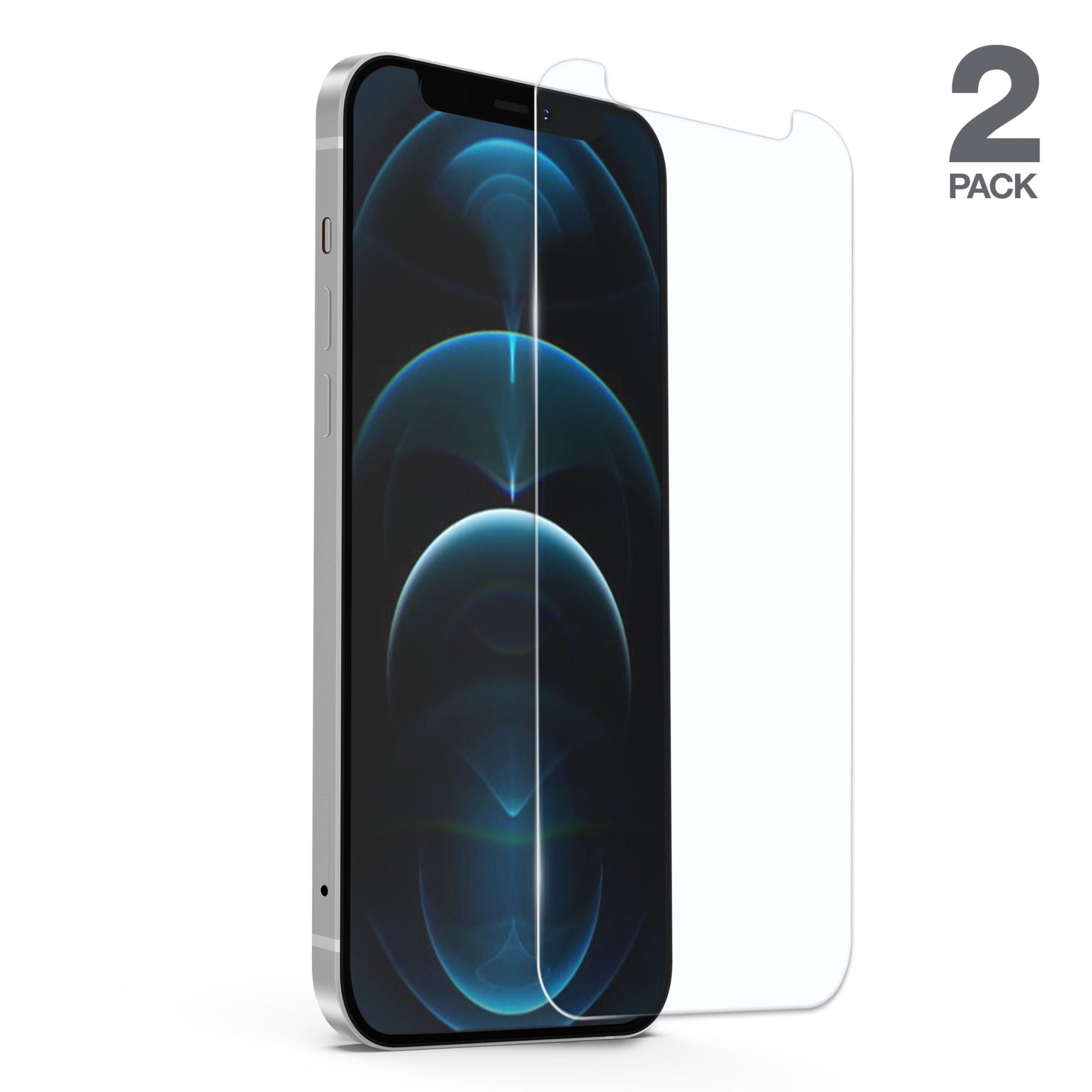 HD Tempered Glass for iPhone 12 Pro Max - 2pk