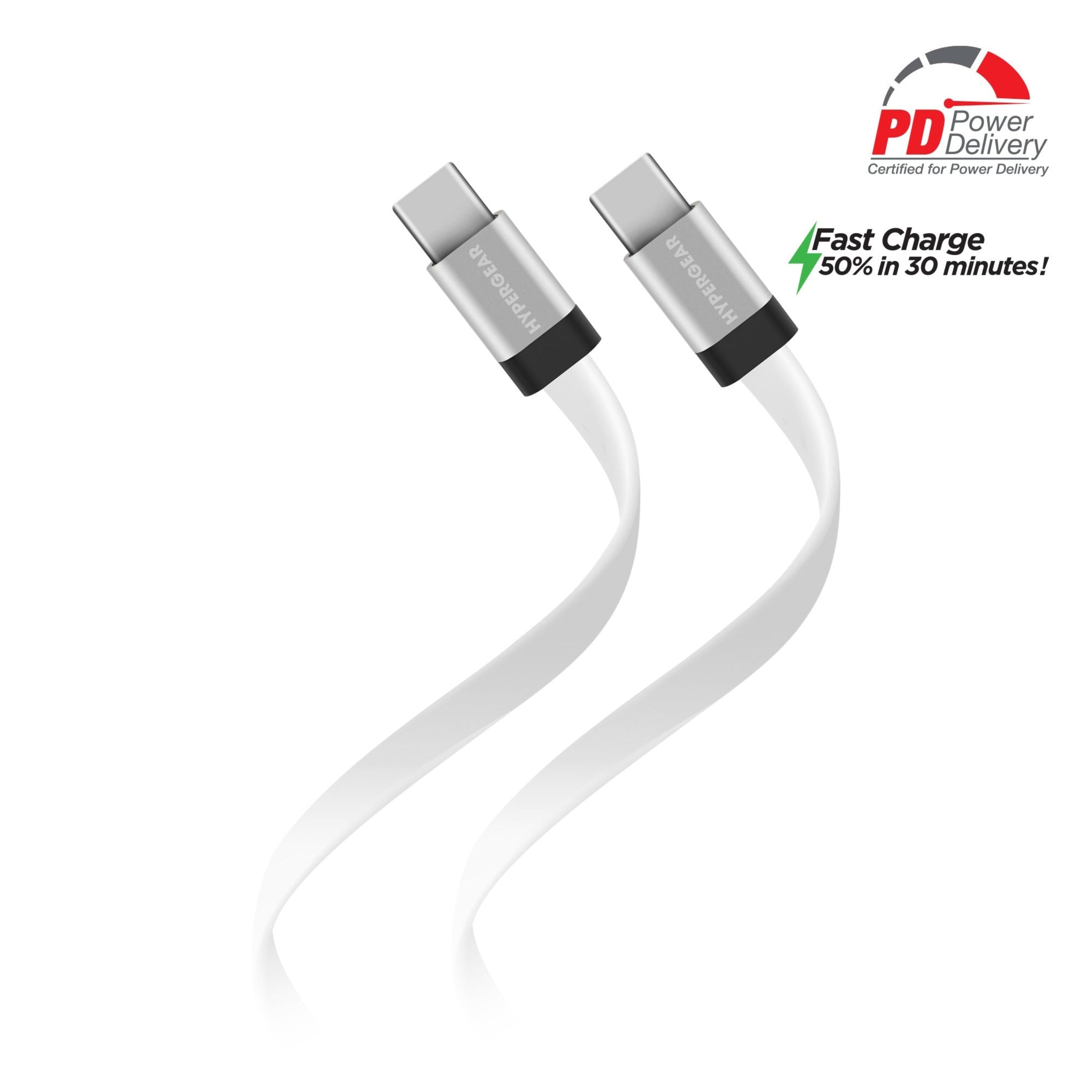 Flexi USB-C to USB-C Flat Cable 6ft
