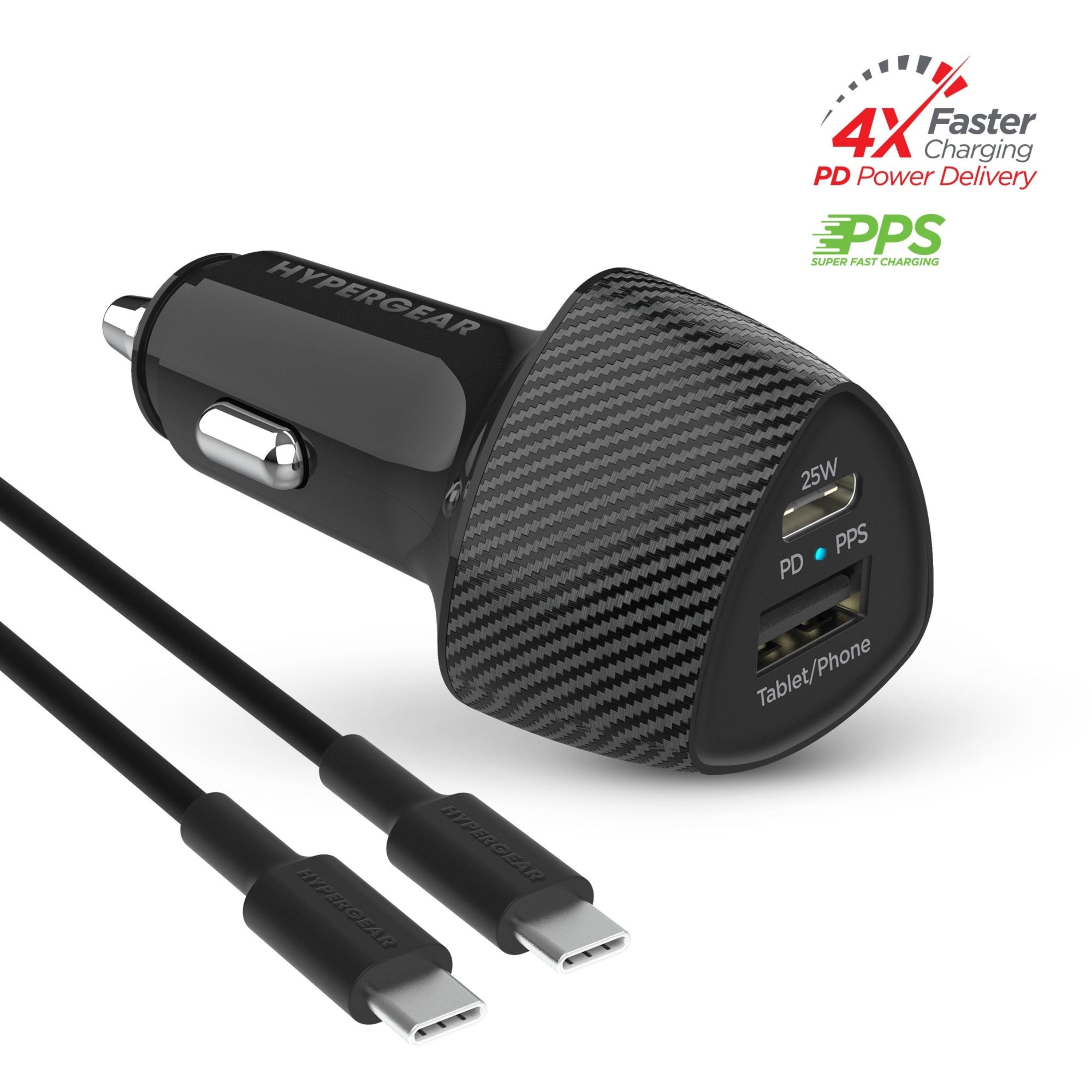 SpeedBoost 25W PD USB-C Car Kit