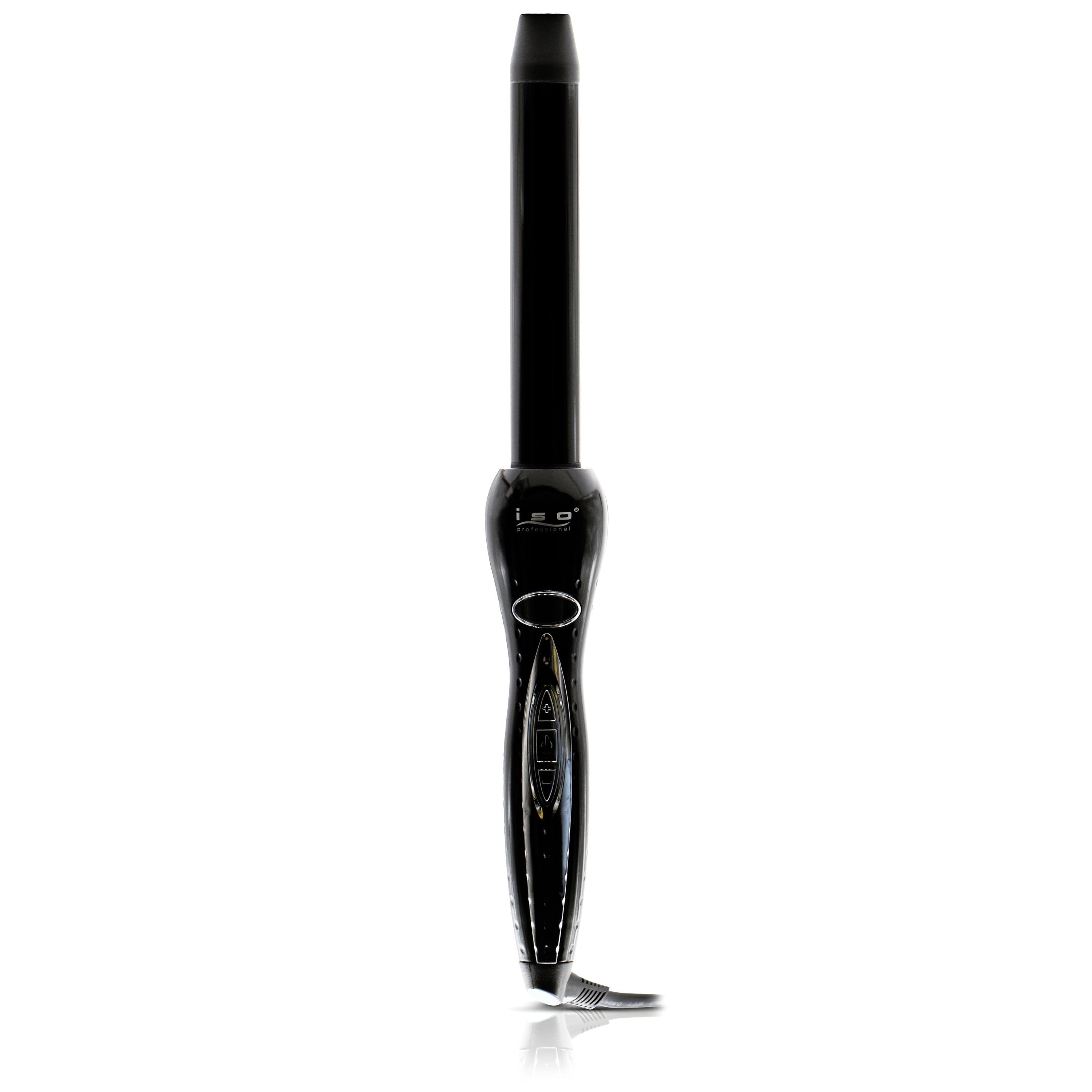 The Digital Twister - 25mm Tourmaline-Infused Ceramic Pro Curling Wand w/ Cool Tip - Gold Collection